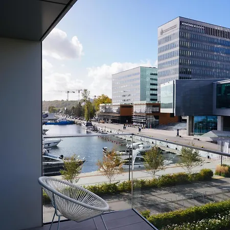 Yacht Park Luxury Marina View Parking Grandviewestate Appartamento Gdynia
